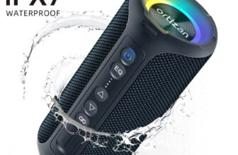 Ortizan Bluetooth Speakers 40W Enhanced Bass Portable Outdoor Wireless Speaker