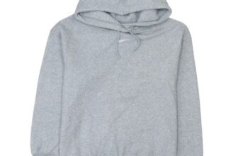 Nike Womens Grey Small Pullover Hoodie Sweatshirt