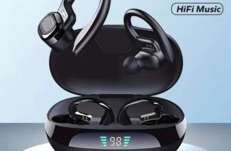 TWS Wireless Bluetooth Earphones Headphones Sports Ear Hook Running Bass Earbuds