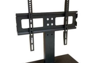 For Sony KD55XE7073 Table Top High Gloss Glass TV Stand Black
