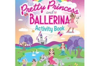 My Pretty Princess & Ballerina All In One Activity Book Therapy Kids Colour In.