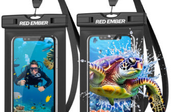 2 Pack Of Waterproof Phone Pouch Underwater Case Cover Universal Dry Bag Mobile