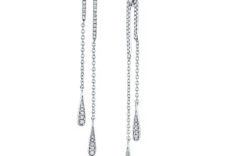 1.5Ct Simulated Diamond Drop & Dangle Womens Party Wear Earrings 925 Silver