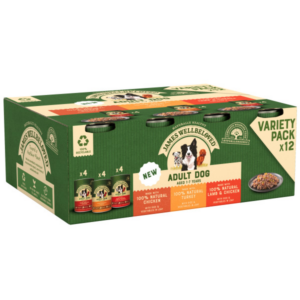 James Wellbeloved Dog Adult Turkey, Lamb & Chicken Tins – 12x400g – Default Title