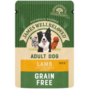 James Wellbeloved Dog Senior Lamb GF Pouches 12x100g – Default Title