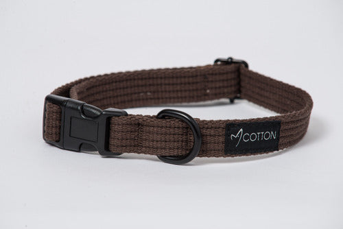 Gor Cotton Collar Large Brown 2.5cm - Default Title