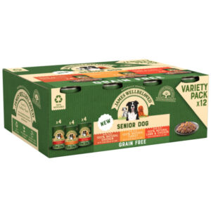 James Wellbeloved Dog Senior GF Mix Loaf Tins 12x400g – Default Title