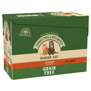 James Wellbeloved Cat Senior Chicken GF Pouches 12x85g – Default Title
