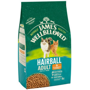 James Wellbeloved Cat Adult Hairball Turkey – 4KG – Default Title