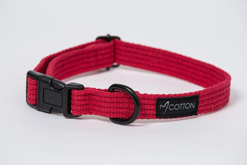 Gor Cotton Collar Large Red 2.5cm - Default Title