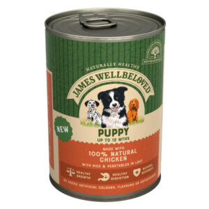 James Wellbeloved Dog Puppy Chick Loaf Tins 12x400g – Default Title