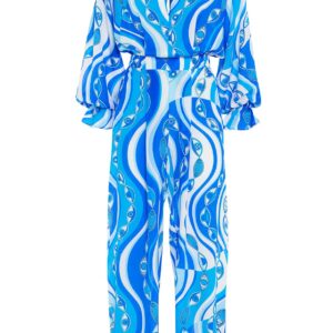 Ocean Eyes Felix Silk Jumpsuit – XL