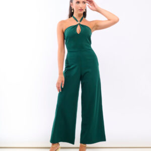 Green Hardware Halterneck Jumpsuit – 20