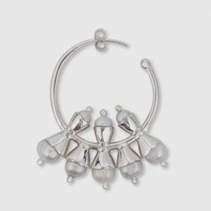 AENÃLIA Oia Earrings Silver Pearls