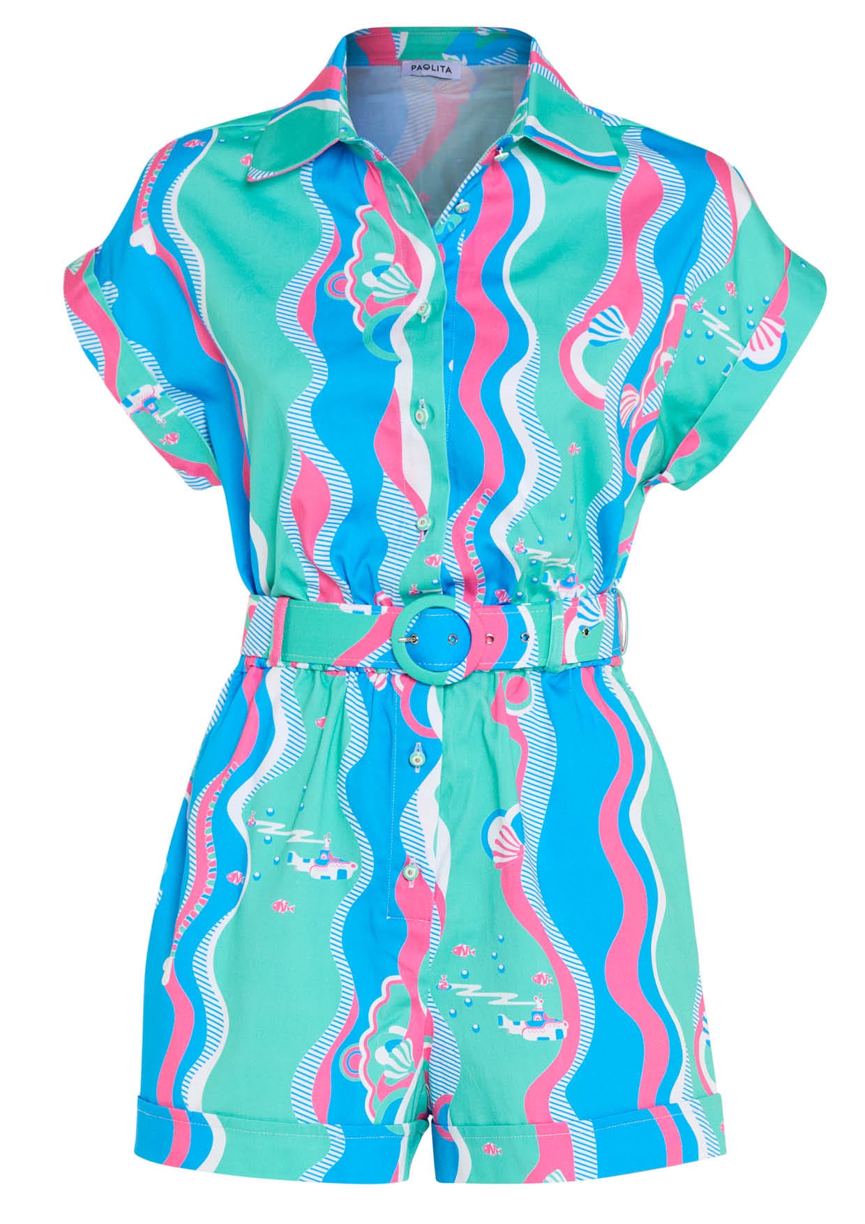 Underwater Dreamer Sienna Playsuit - XL