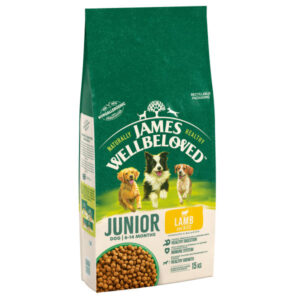 James Wellbeloved Junior Dog Lamb & Rice – 15KG – Default Title