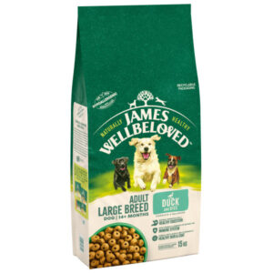 James Wellbeloved Dog Adult Large Breed Duck & Rice – 15KG – Default Title