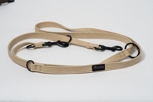 Gor Cotton Training Leash Large Beige 2.5cm - Default Title