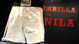 ‘Thrilla in Manila’: Muhammad Ali’s iconic white trunks from epic bout expected to fetch $6m at auction