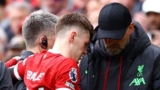 Conor Bradley: Liverpool defender faces about three weeks out with ankle injury