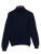 Woolovers Women’s Jumper M Blue Cashmere with Other Roll Neck Pullover