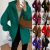 Women Long Sleeve Fleece Hooded Sweatshirt Plus Size Zip Up Casual Jacket Hoodie