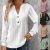 Women Jumper Top Long Sleeve Pullover Ladies V Neck Work Knitwear Knit Tops