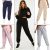 Enzo Womens Oversized Joggers Ladies Gym Cuffed Lounge Bottoms Tracksuit Pants