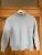 Marks and Spencer Size 10 Pure Cashmere Baby Light Blue Turtleneck Jumper