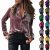 Ladies Button Up Top Blouse Velvet Long Sleeve T-shirt Autumn Casual Shirts Size