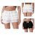 Women’s Lace Trim Layered Panties Frilly Bowknot Knickers Ruffle Bloomers Shorts