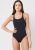 Speedo Women’s Eco Endurance+ Medalist Swimsuit Swimming Costume Black BNWT