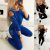 2PCS Women Tracksuit Ladies Long Sleeve Top Pants Casual Joggers Lounge Wear Set