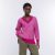 River Island Womens Jumper Pink Knit Pullover V-Neck Long Sleeve Casual Top