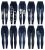 New Womens Stretchy Thick Denim Print Denim Look Ripped Skinny Legging Jeggings