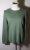 Women’s L.L. BEAN Green 100% Cashmere Long Sleeve Sweater Size M Reg.