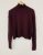 Free People Aubrey Cashmere Turtleneck Plum Size M NEW