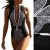 Women Push Up Bikini One Piece Monokini Swimsuit Swimwear Beach Swimming Costume