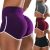 UK Women Yoga Booty Shorts Sports Gym Fitness Ruched Butt Lift Summer Hot Pants