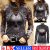 Women Gothic Skull Print Top Lace Steampunk Long Sleeve T-Shirt Blouse Pullover