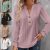 Women Jumper Top Long Sleeve Pullover Ladies V Neck Work Knitwear Knit Tops