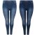 LADIES HIGH WASTED JEANS WOMENS DENIM LEGGINGS STRECHY SKINNY PLUS SIZED PANTS