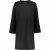 VANS Women’s Black Sweatshirt Dress, Shoulder Tape, Black, size XS