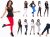 Women’s Warm Thick Stretchy Stirrup Style Footless Leggings Pants Soft Nap LS