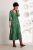 Seasalt Women’s – green Sky Branch Jersey Dress (GOTS) – Regular – Flower Stitch