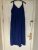 3/4 Cobalt Blue Wide Legged Jumpsuit