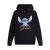 Disney Womens Pullover Hoodie Stitch Watercolour Jumper S-XL Official