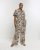 River Island Womens Brown Polyester Jumpsuit Size 18