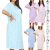 Ladies Long Short Sleeve Nightie Nightshirt Nightdress Sleepwear Button Dress