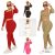 Women Ladies PLT Shape Tops &Bottoms 2pcs Set Loungewear Yoga Suit Gym Tracksuit